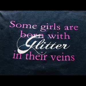 Glitter in Veins tank top